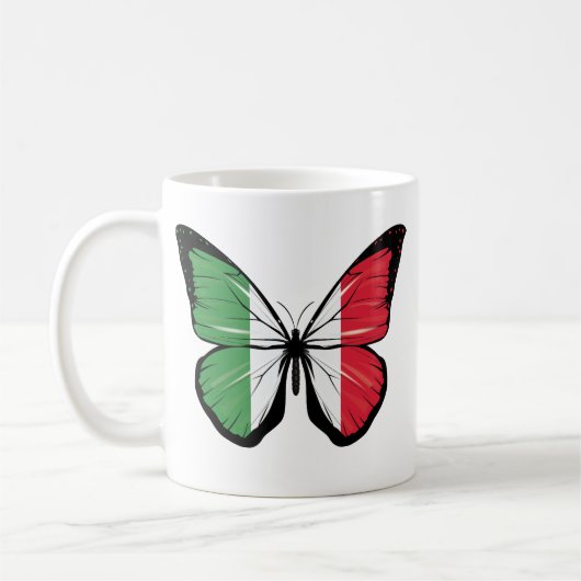 Mug Drapeau papillon italien (Gauche)