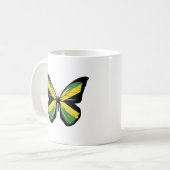 Mug Drapeau papillon jamaïcain (Devant gauche)