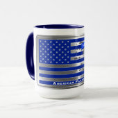 Mug Drapeau Parachutiste américain spécialement conçu (Devant gauche)