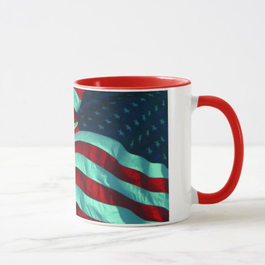 Mug Drapeau patriotique américain (Droite)
