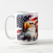 Mug Drapeau patriotique américain (Gauche)