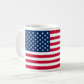 Mug Drapeau patriotique américain (Devant gauche)