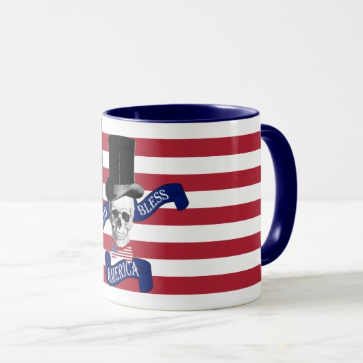 Mug Drapeau patriotique américain (Devant droit)