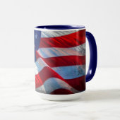 Mug Drapeau patriotique américain (Devant droit)