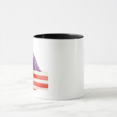 Mug Drapeau Patriotique Américain couleur Main Comme l (Centre)
