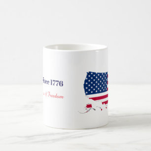 Mug Drapeau patriotique américain depuis 1776 Liberté