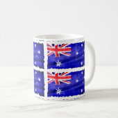 Mug Drapeau patriotique australien pour les Australien (Devant droit)