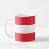 Mug Drapeau patriotique autrichien (Gauche)