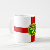 Mug Drapeau patriotique d'Aurigny (Devant gauche)