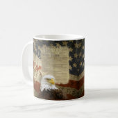 Mug Drapeau patriotique de l'indépendance de liberté (Devant gauche)