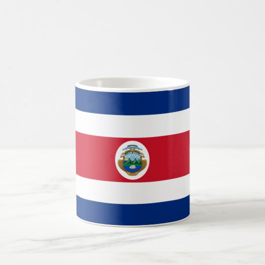 Mug Drapeau patriotique du Costa Rica (Centre)