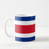Mug Drapeau patriotique du Costa Rica (Gauche)