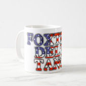 Mug Drapeau patriotique du delta du Tango (Devant gauche)