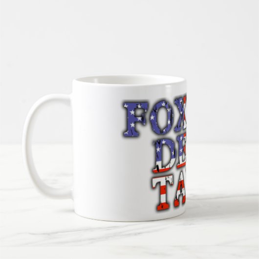 Mug Drapeau patriotique du delta du Tango (Gauche)