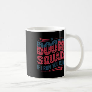 Mug Drapeau Patriotique Usa 4 juillet Boom Squad si je