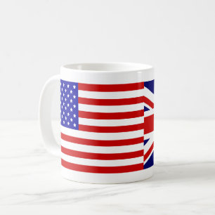 Mug Drapeau personnalisable des États-Unis & Drapeau d