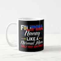 Drapeau philippin Filipina Nanay Maman Pinay Fi