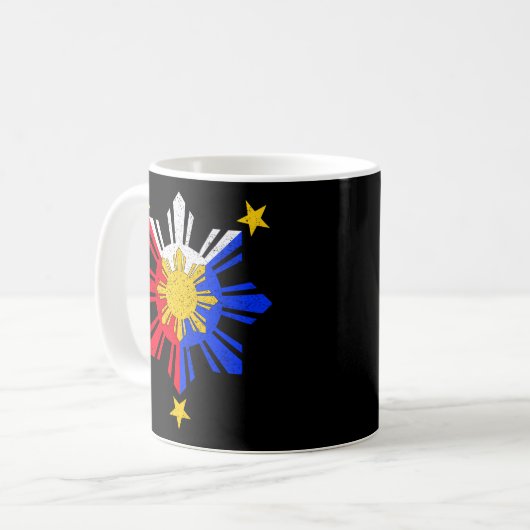 Mug Drapeau philippin Pinoy (Devant gauche)