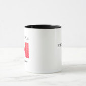 Mug Drapeau pixellisé si le Canada (Centre)