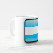 Mug Drapeau poli argentin (Devant gauche)