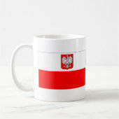 Mug Drapeau polonais avec Eagle (Gauche)