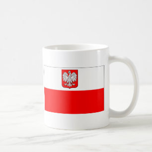 Mug Drapeau polonais avec Eagle