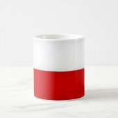 Mug Drapeau polonais cool (Centre)