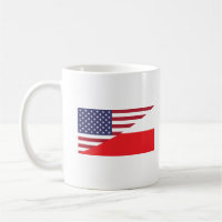 Drapeau polonais de café