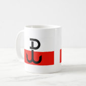 Mug Drapeau polonais de résistance (Devant gauche)