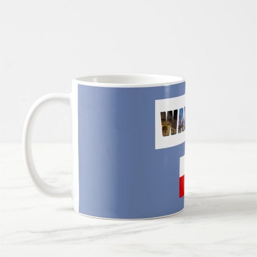 Mug Drapeau polonais de Varsovie (Gauche)