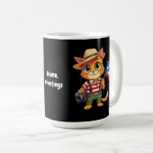 Mug Drapeau porto-ricain de chats mignons Boricua Hisp (Devant droit)