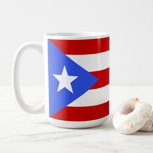 Mug Drapeau Porto Rico (Avec donut)