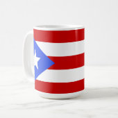 Mug Drapeau Porto Rico (Devant gauche)