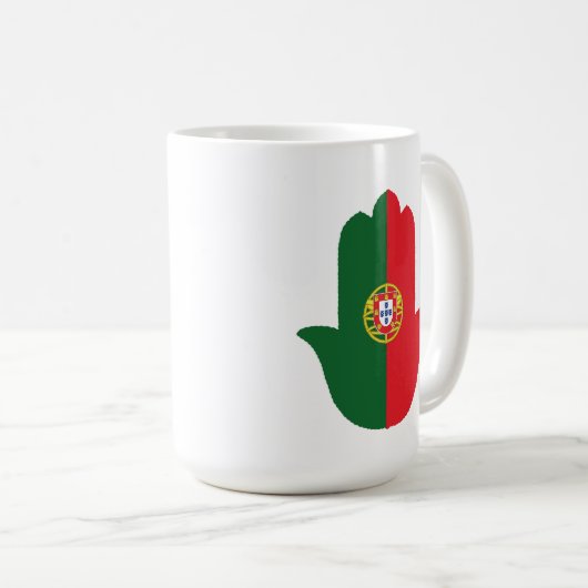 Mug Drapeau Portugal (Devant droit)