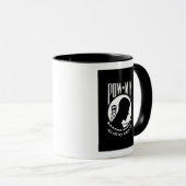 Mug Drapeau POW MIA : Soldats disparus de la guerre du (Devant droit)