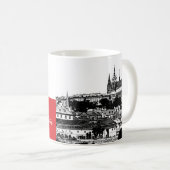 Mug Drapeau Prague & Tchéquie - Tchéquie historique /s (Devant droit)