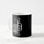 Mug Drapeau radio de jambon amateur (Devant gauche)