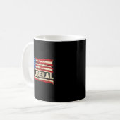 Mug Drapeau républicain libéral à zéro pour cent (Devant gauche)