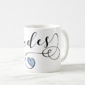 Mug Drapeau Rhodes En Coeur, Grèce (Devant droit)