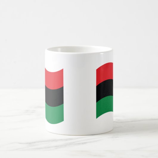 Mug Drapeau rouge, noir et vert (Centre)