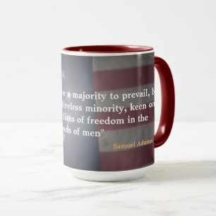 Mug Drapeau Russe Américain Avec Citation De Samuel Ad