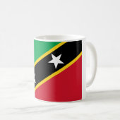Mug Drapeau Saint-Kitts-et-Nevis (Devant droit)