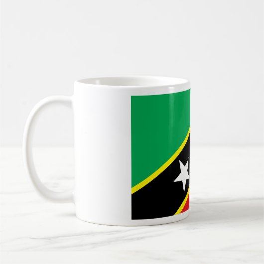 Mug Drapeau Saint-Kitts-Et-Nevis (Gauche)
