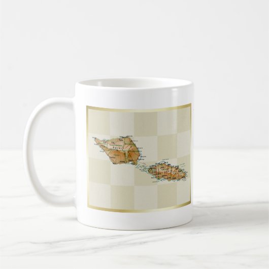 Mug Drapeau Samoa + Plan Musique (Gauche)