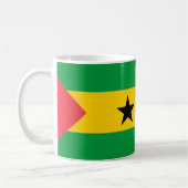 Mug Drapeau São Tomé et Príncipe Drapeau Céramique Caf (Gauche)
