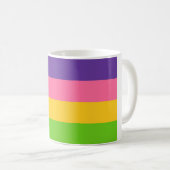 Mug Drapeau Sapphique (Amour Lesbien) (LGBT) (Devant droit)
