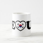 Mug Drapeau Seoul Love Heart Taegeukgi (Centre)