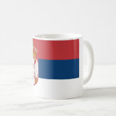 Mug Drapeau serbe (Devant droit)
