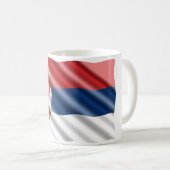 Mug Drapeau serbe (Devant droit)