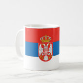 Mug Drapeau serbe (Devant gauche)